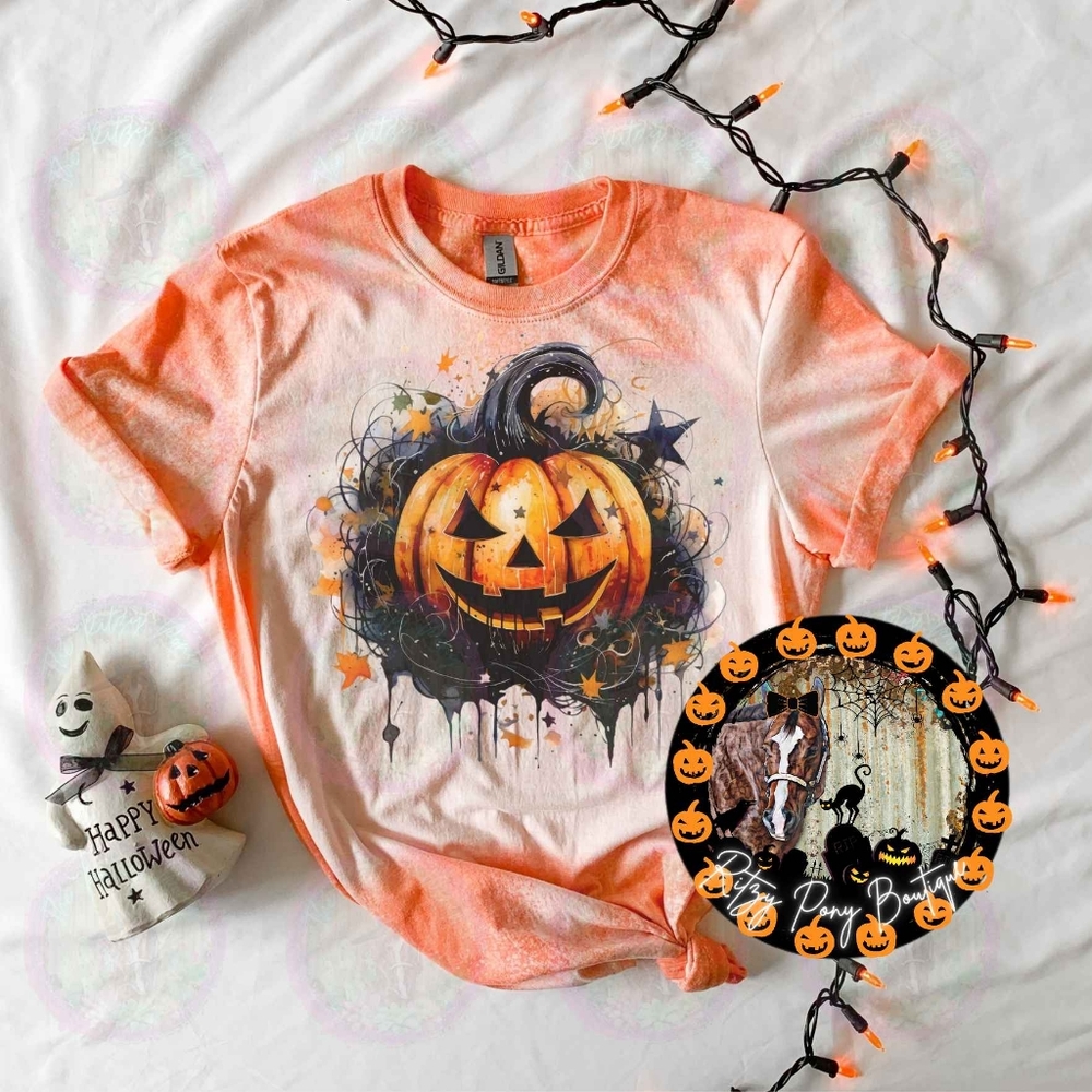 Spooky Pumpkin Halloween Shirt 🎃